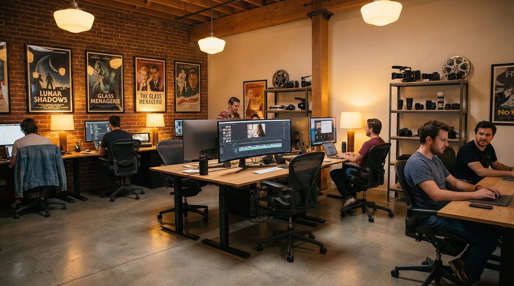 猎奇官网影视传媒公司办公环境