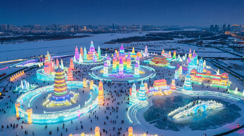 猎奇官网哈尔滨冰雪大世界生活视频